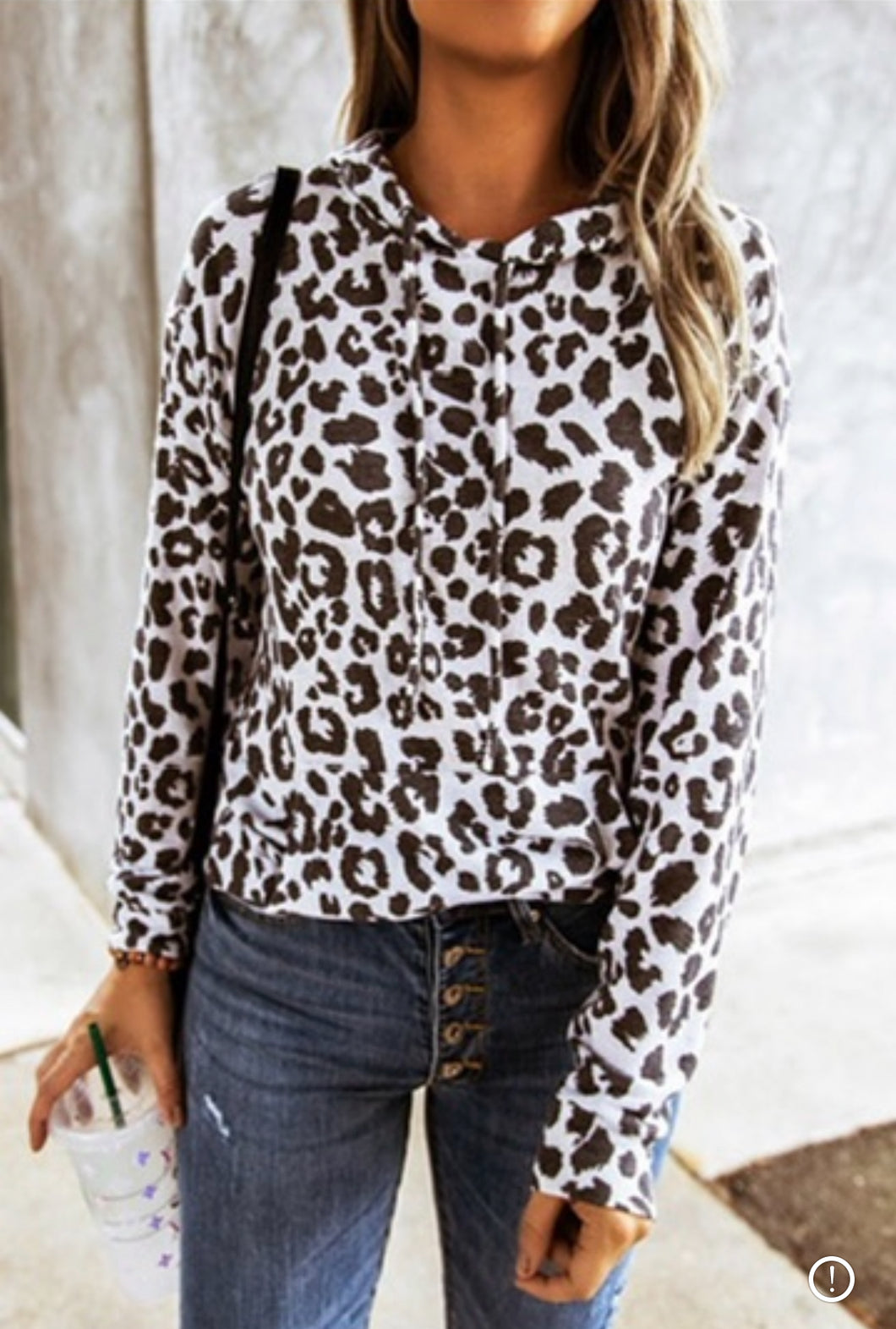 Animal Print Hoodie