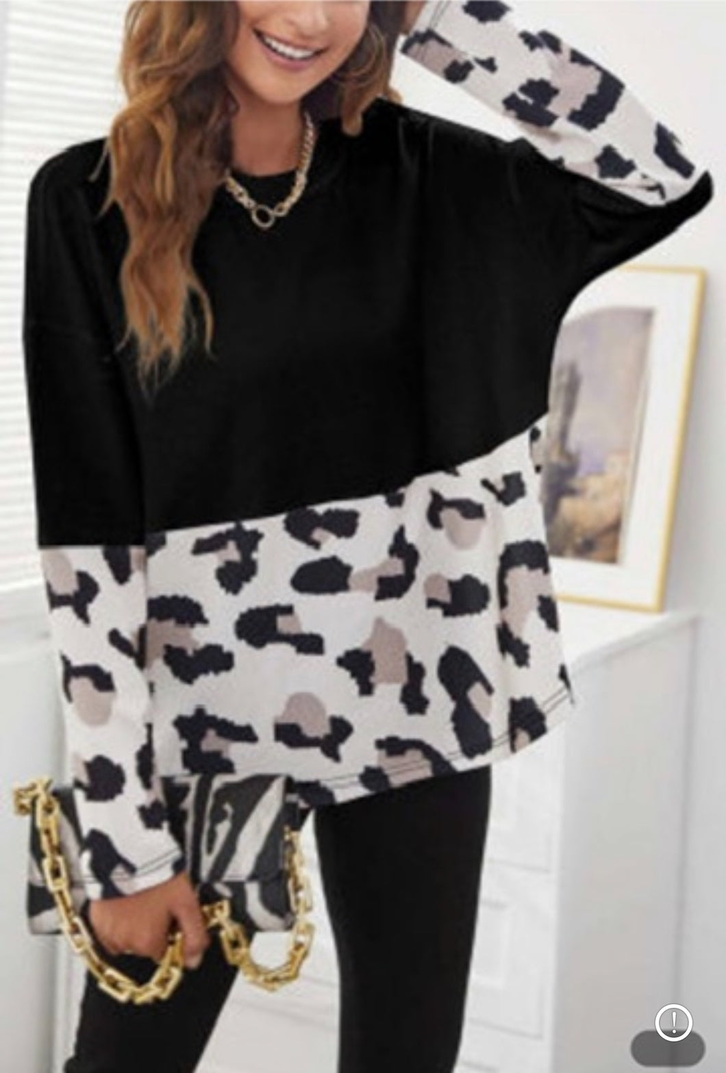 Lightweight Colorblock Long Sleeve Top