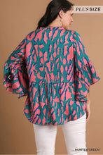 Load image into Gallery viewer, Satin Leopard Baby Doll Top
