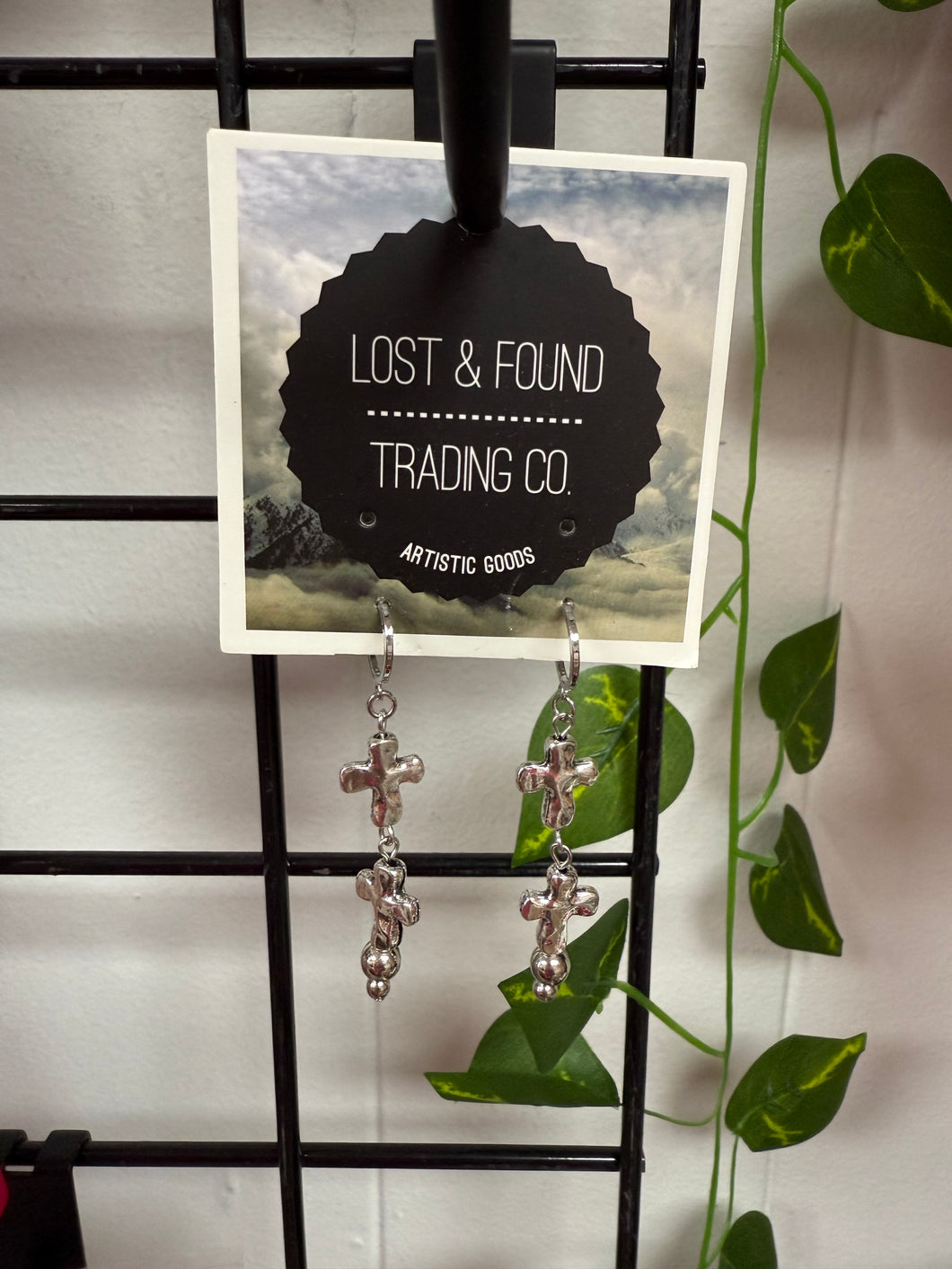 Lost & Found Cross Earrings