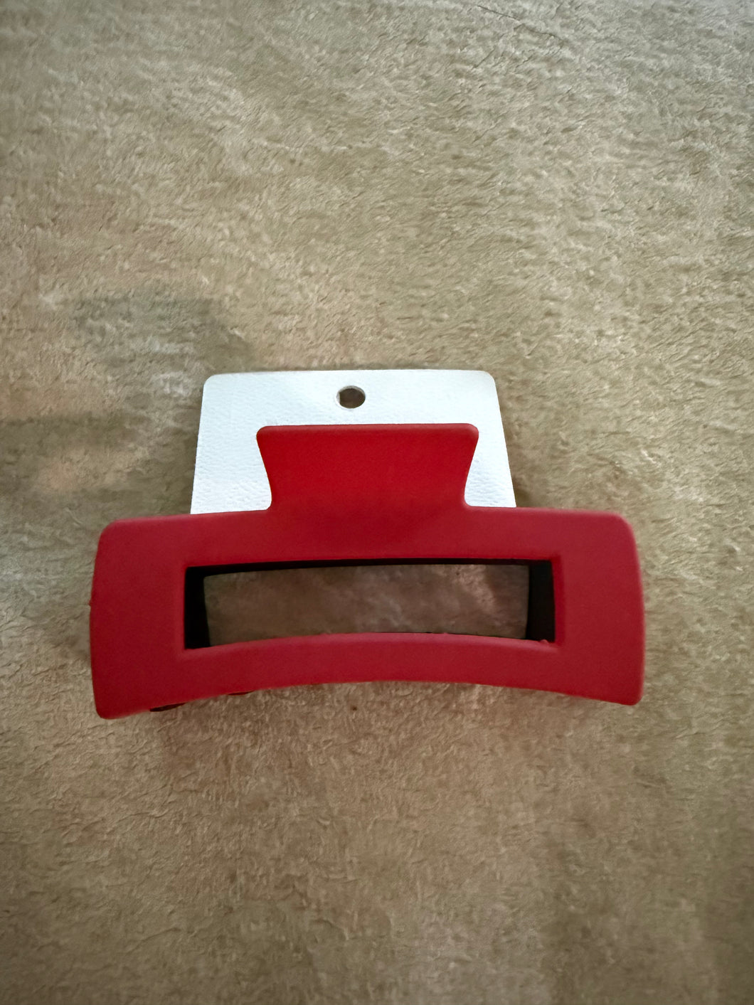 Black and Red Hair Claw Clip