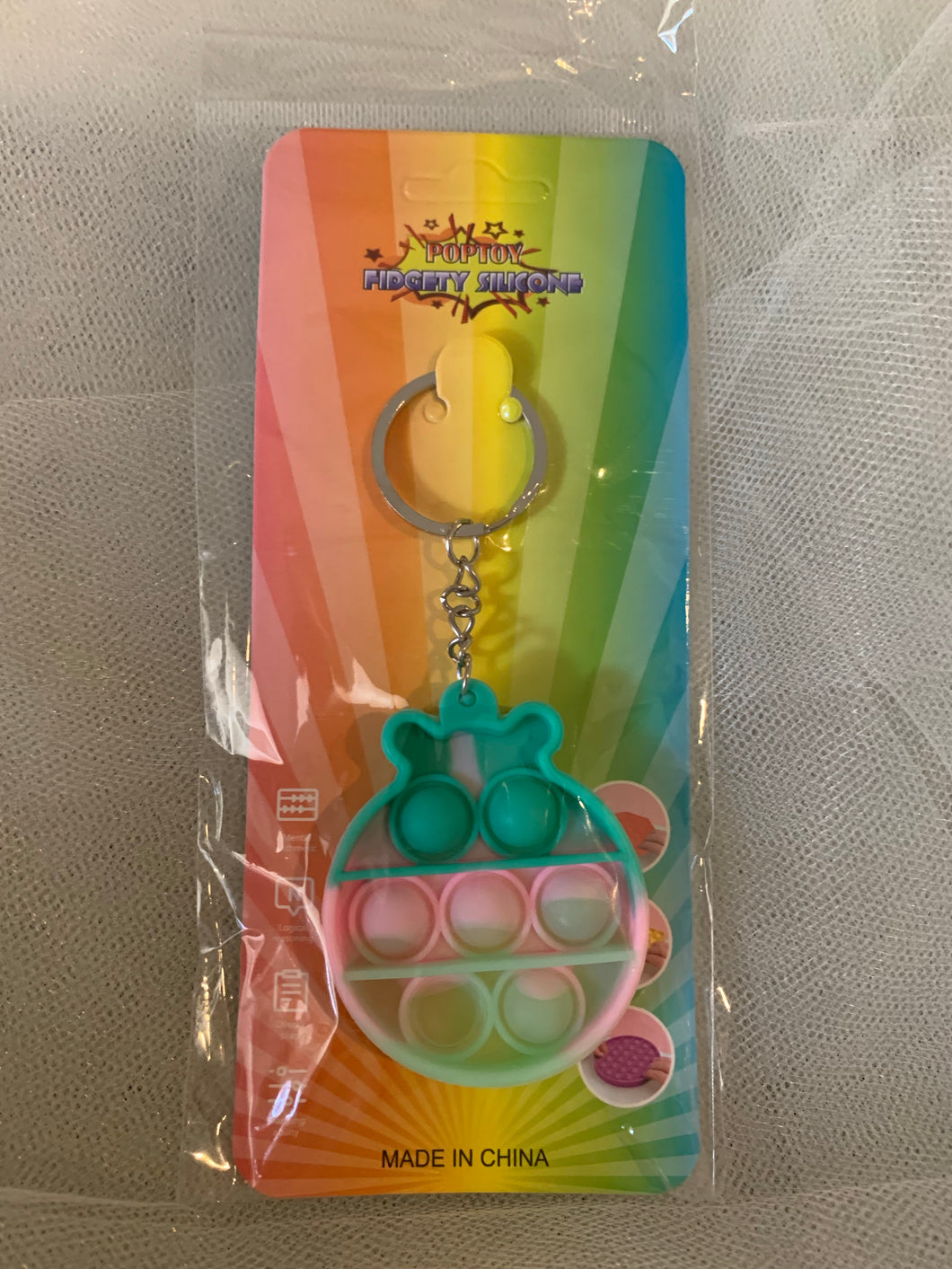 Ladybug Keychain Pop It