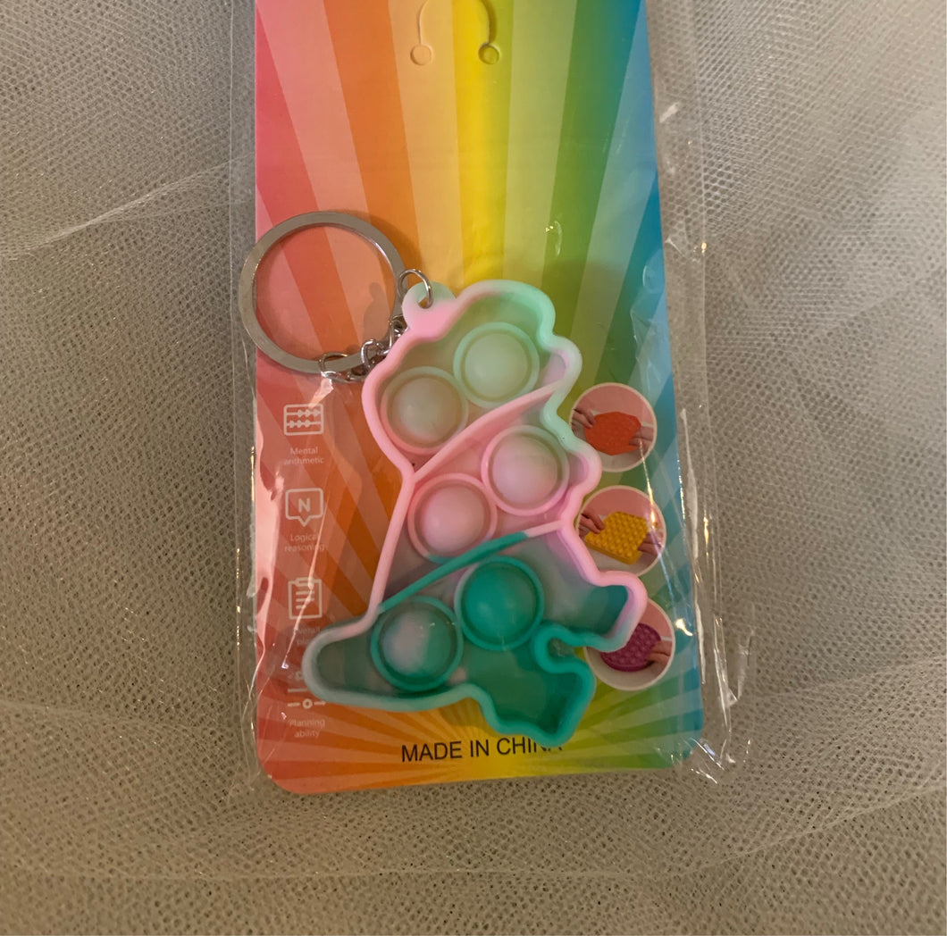 Dinosaur Keychain Pop It