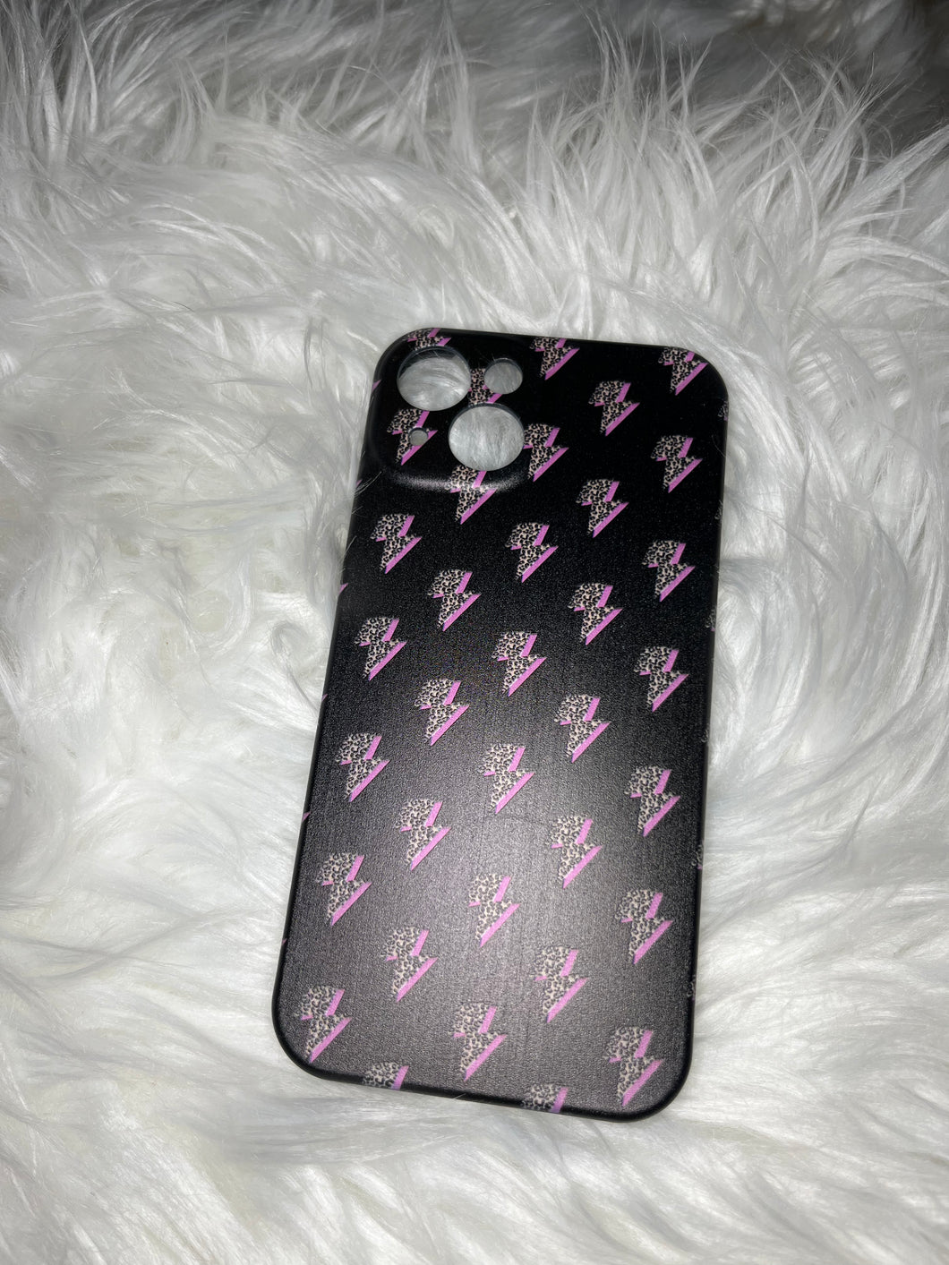 Black W/ Tiny Bolts Phone Case