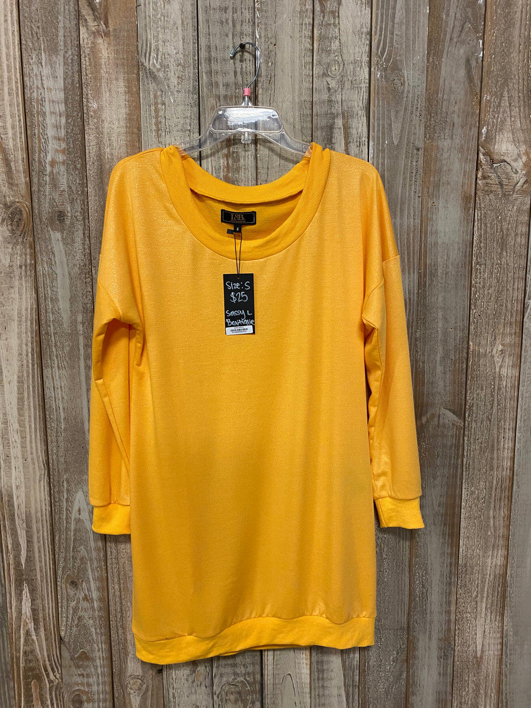Shimmer Mustard Tunic